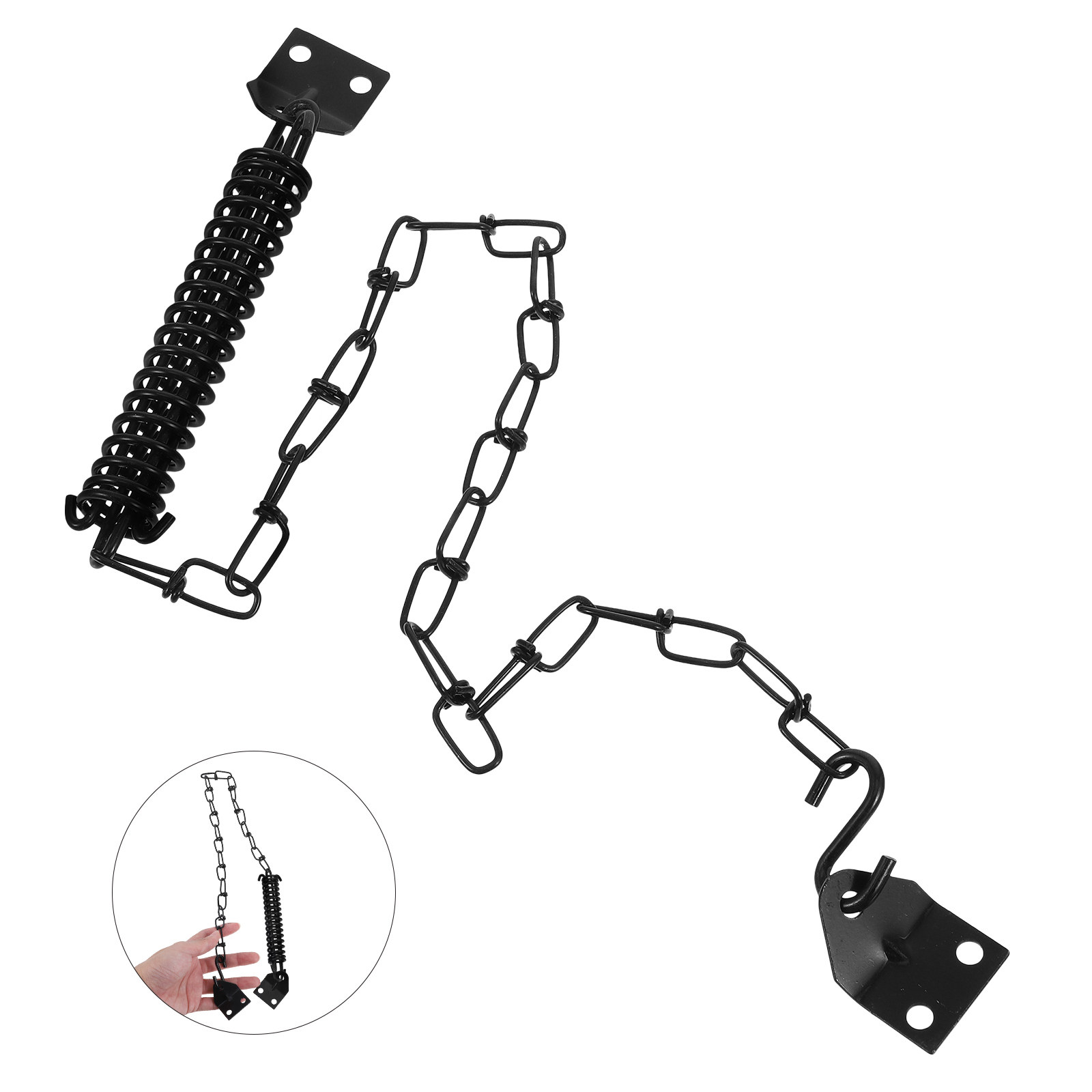 Security Chain Door - 2Set Metal Chain Door Lock Windproof