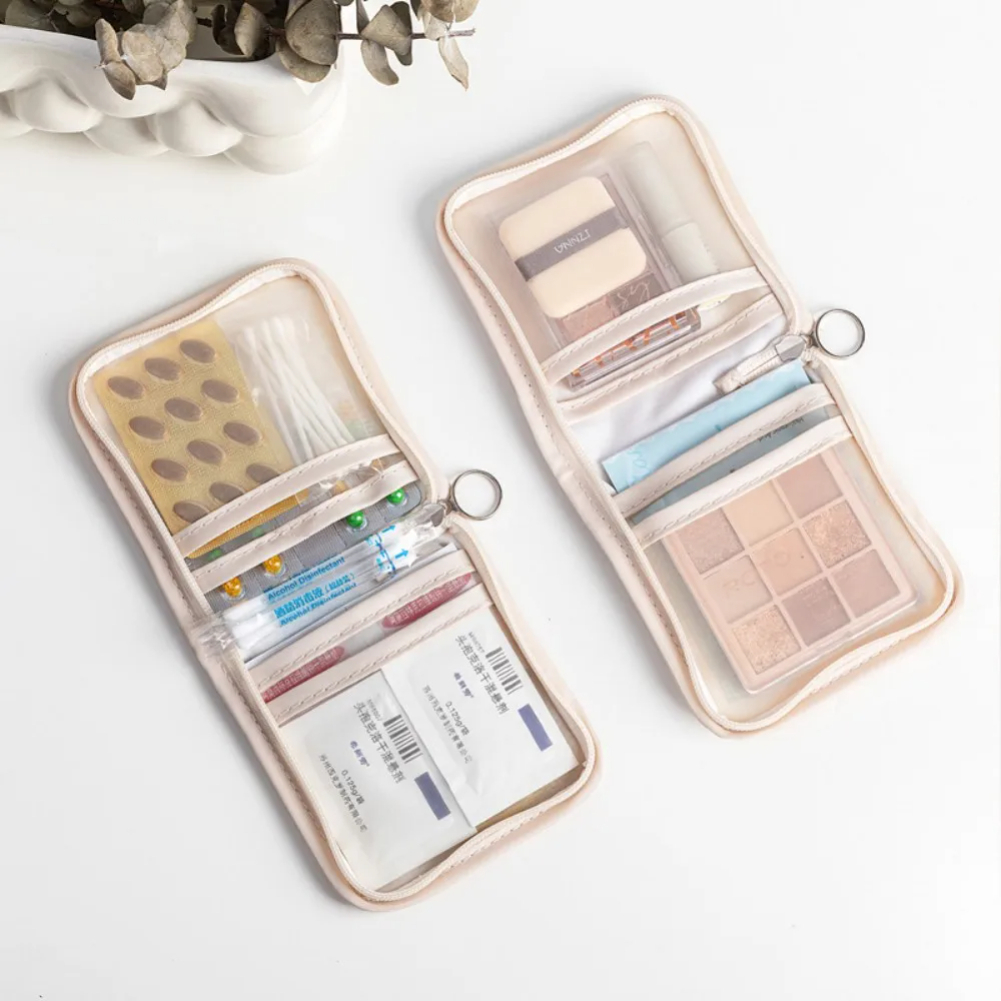 First Aid Bag Kit - Mini Medical Pouch Portable Foldable Large