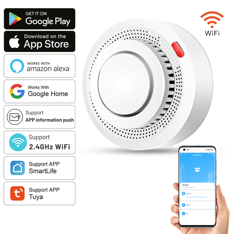 Tuya Smart WiFi Smoke Sensor F - Smoke Detector Interconnected incelemesi ve fiyatı