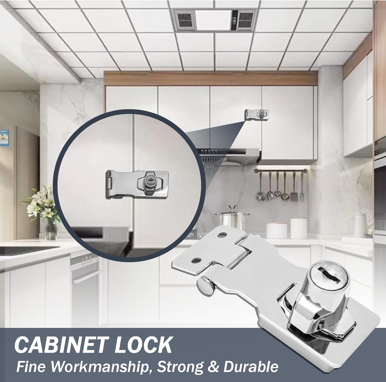 Knob Style Furniture Safety Lo - Medicine Cabinet Lock incelemesi ve fiyatı