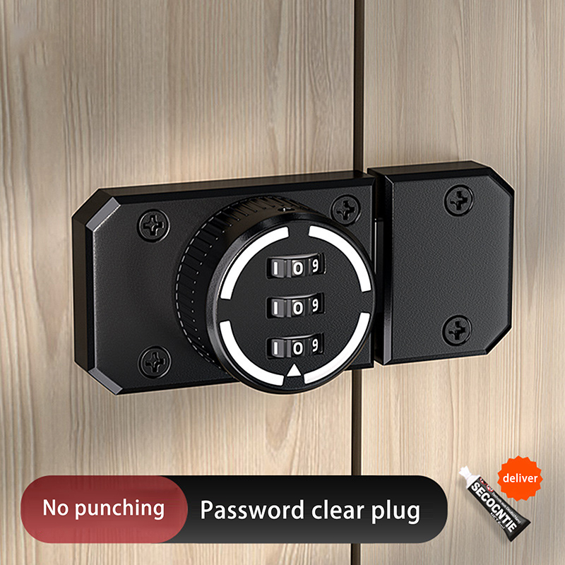 1 Set No-Punch Combination Doo - Medicine Cabinet Lock incelemesi ve fiyatı