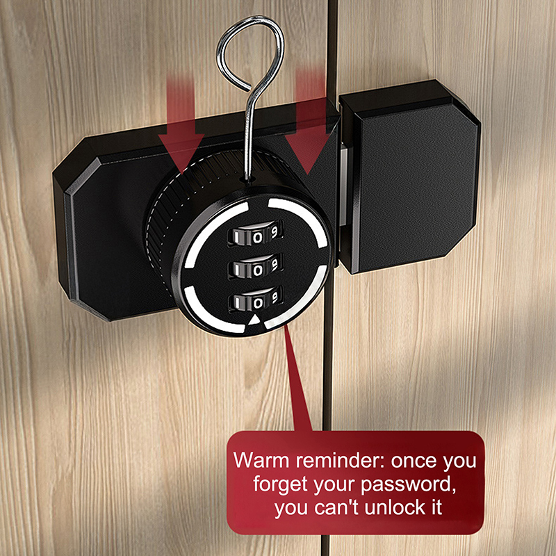 1 Set No-Punch Combination Doo - Medicine Cabinet Lock incelemesi ve fiyatı
