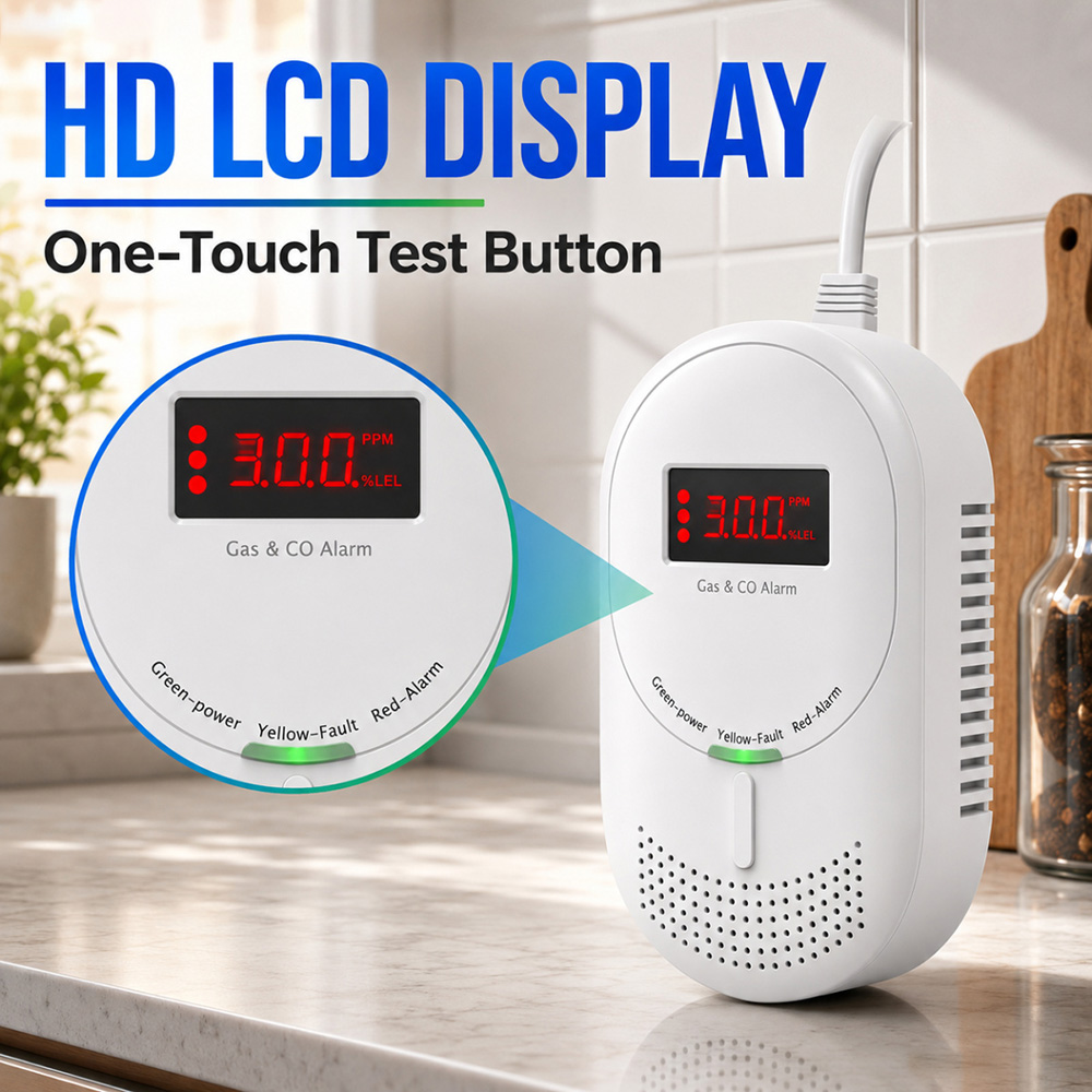 CCEsafety Zigbee Tuya Gas CO D - Co Detector Plug incelemesi ve fiyatı