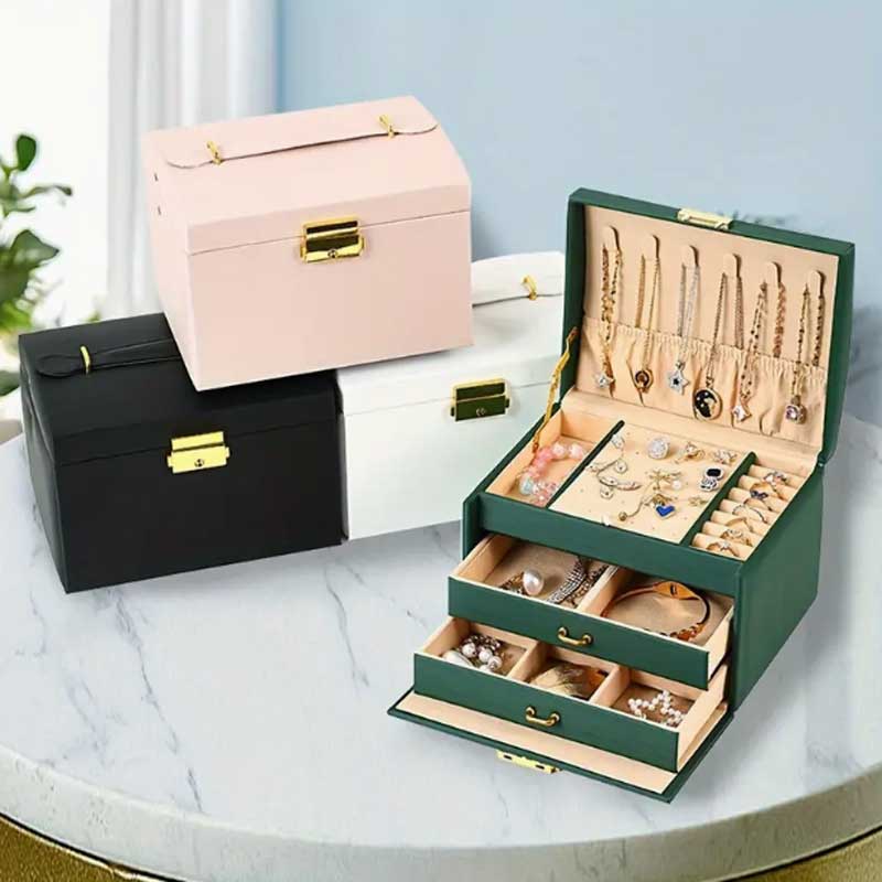 Three Drawer Handheld Jeweller - Lockbox Key Secure incelemesi ve fiyatı