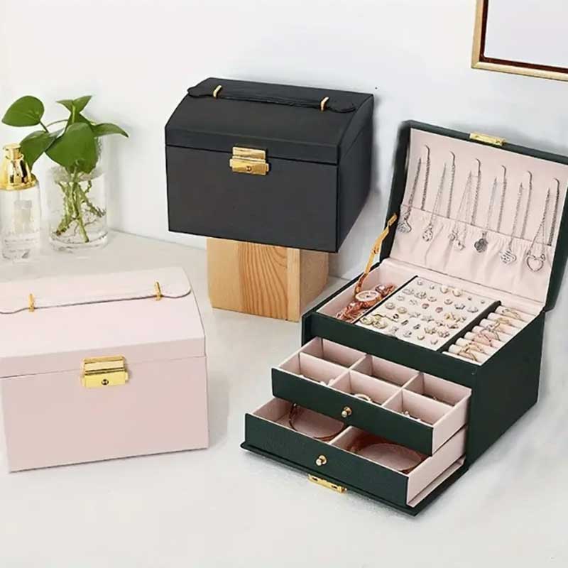 Three Drawer Handheld Jeweller - Lockbox Key Secure incelemesi ve fiyatı