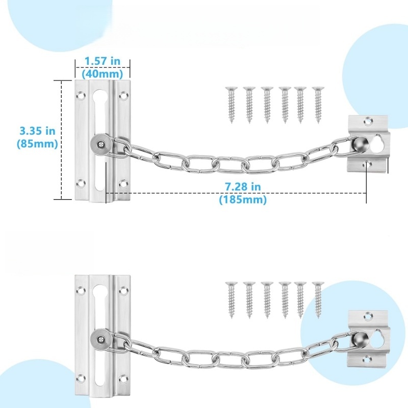 Security Door Sliding Chain Lo - Security Chain Door incelemesi ve fiyatı