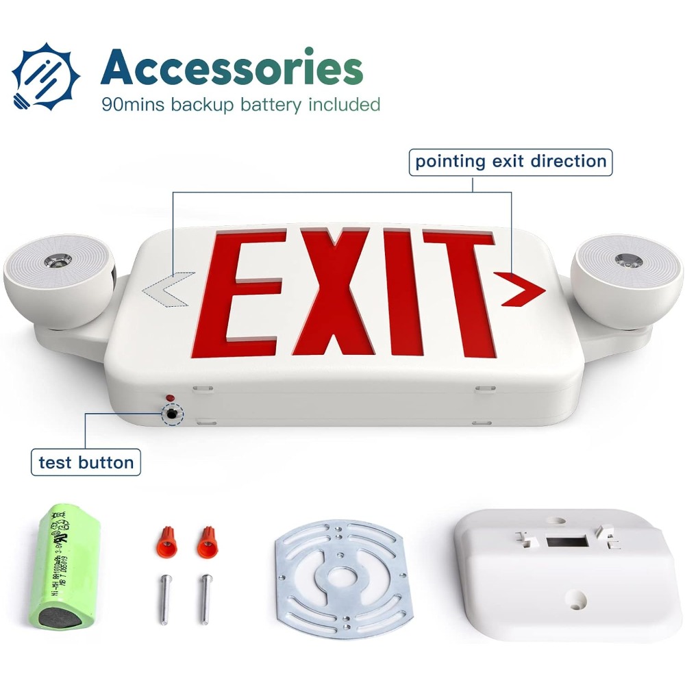 2 Pack Exit Sign with Emergenc - Emergency Exit Sign incelemesi ve fiyatı