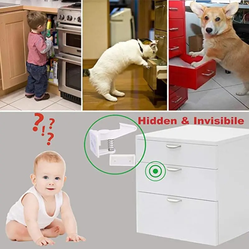10pcs Baby Cabinet Locks Invis - Medicine Cabinet Lock incelemesi ve fiyatı
