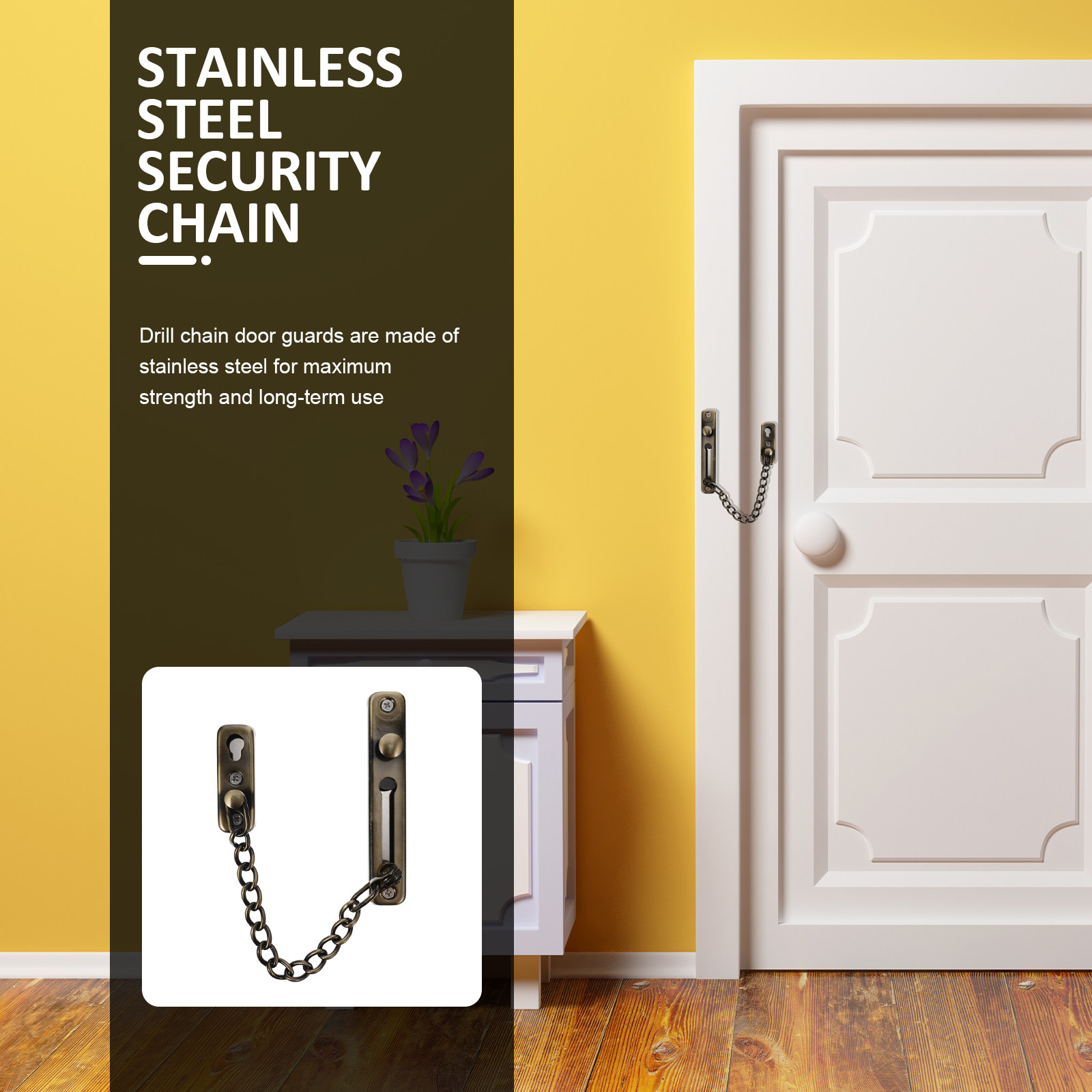 Punch-Free Childproof Door Cha - Security Chain Door incelemesi ve fiyatı
