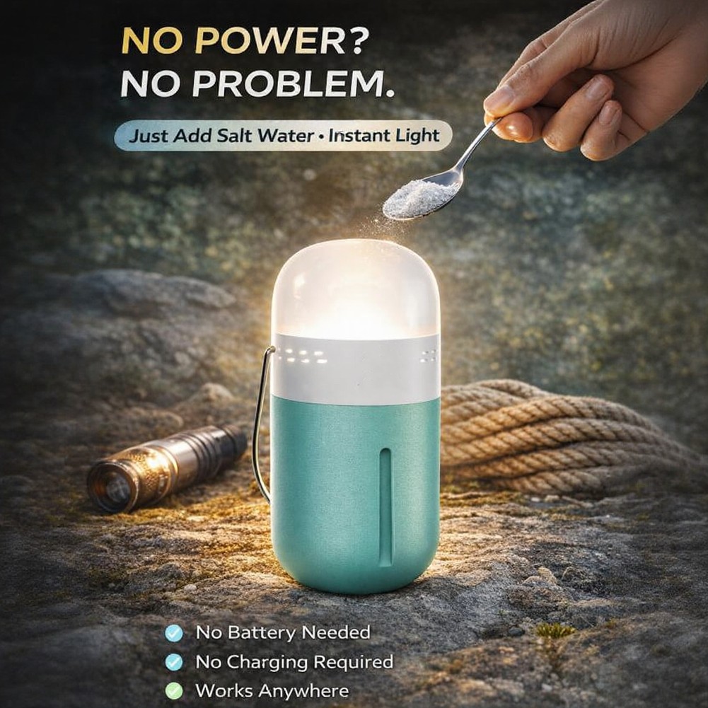 Portable Saline Lamp Compact 6 - Power Outage Light incelemesi ve fiyatı