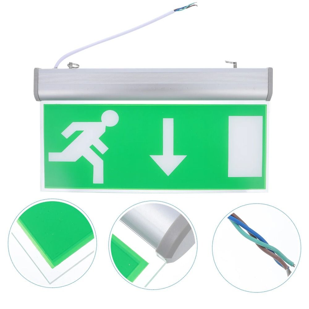 110-240V Commercial LED Emerge - Emergency Exit Sign incelemesi ve fiyatı