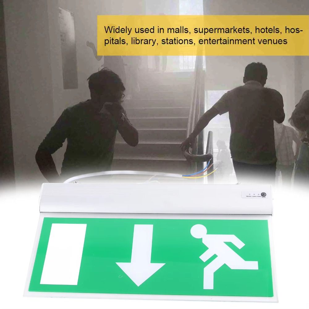110-240V Commercial LED Emerge - Emergency Exit Sign incelemesi ve fiyatı