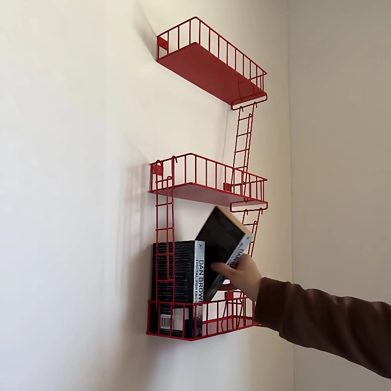 Fire Escape Wall Shelf, 3-Tier - Fire Escape Ladder incelemesi ve fiyatı
