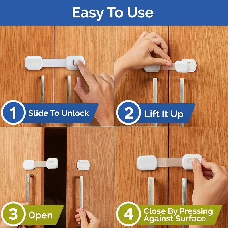 3/5/10Pcs/Lot Child Lock Prote - Medicine Cabinet Lock incelemesi ve fiyatı