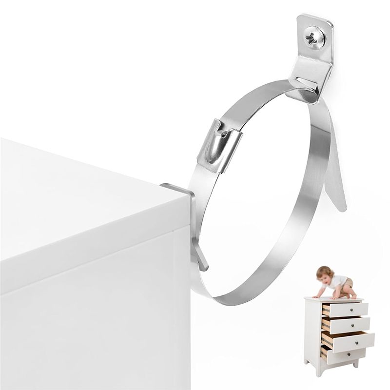 A05E-10Pcs Furniture Wall Anch - Earthquake Anchor Strap incelemesi ve fiyatı