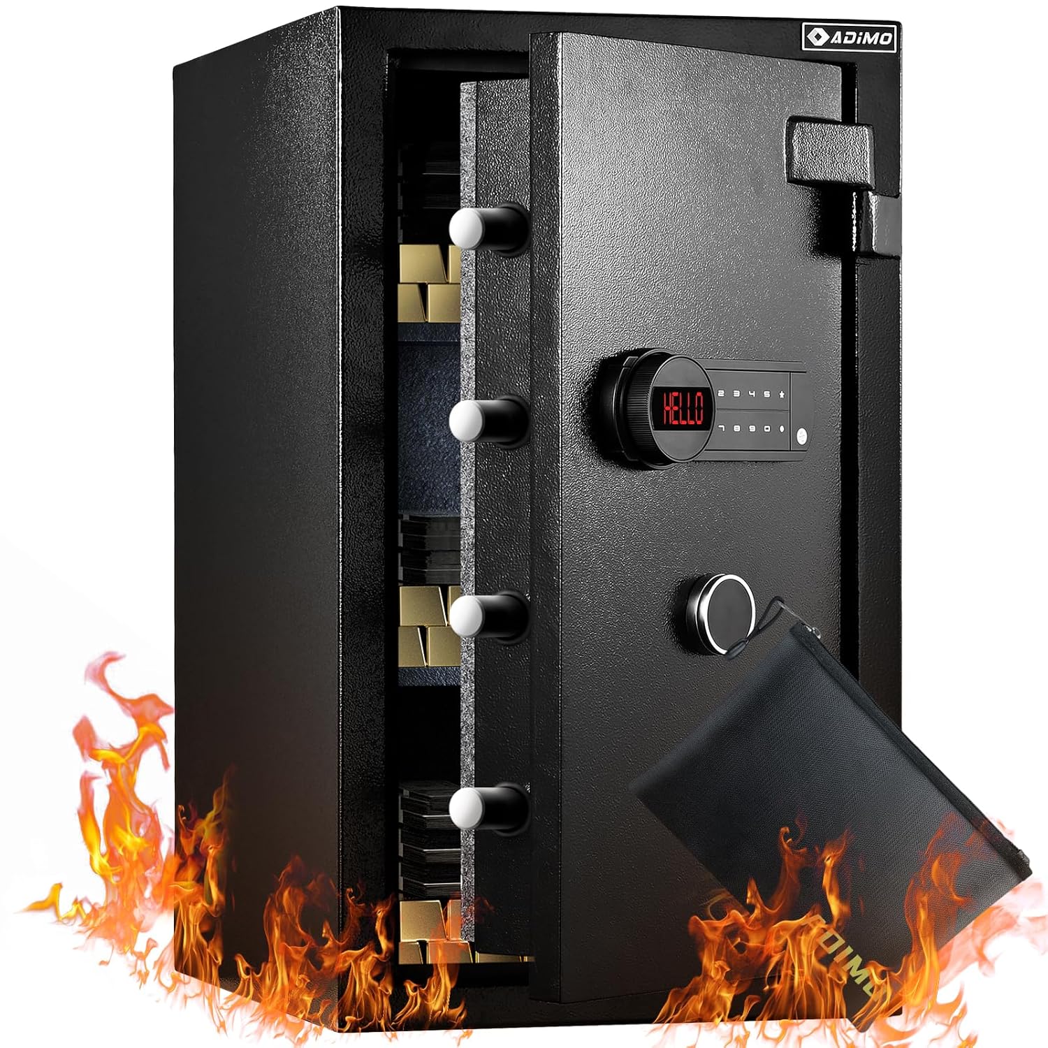 Heavy-Duty Fireproof Safe Box  - Fire Safe Document incelemesi ve fiyatı
