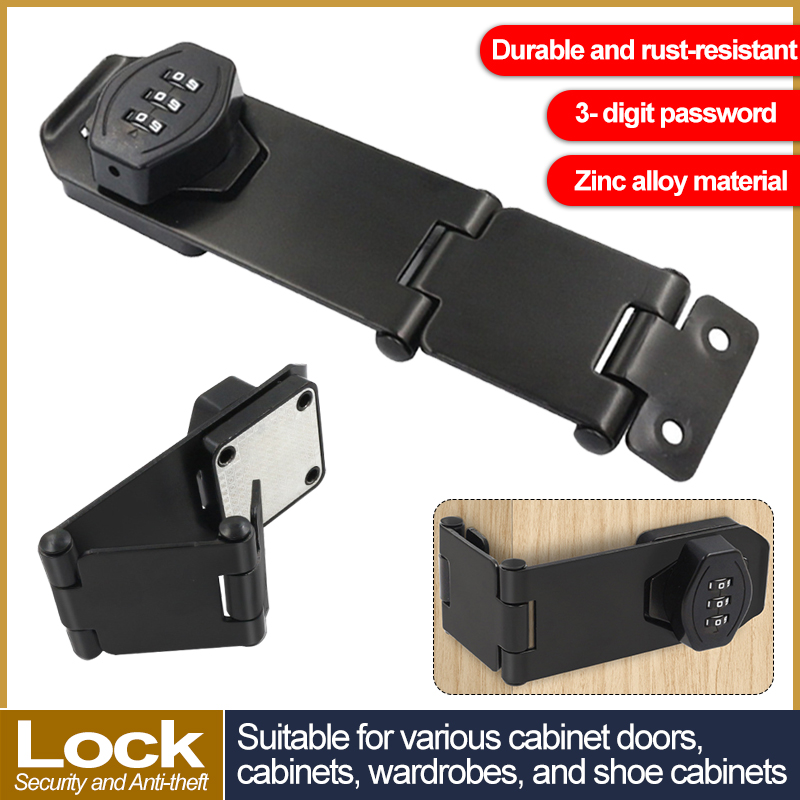 Black/Silver Zinc Alloy 3-digi - Medicine Cabinet Lock incelemesi ve fiyatı