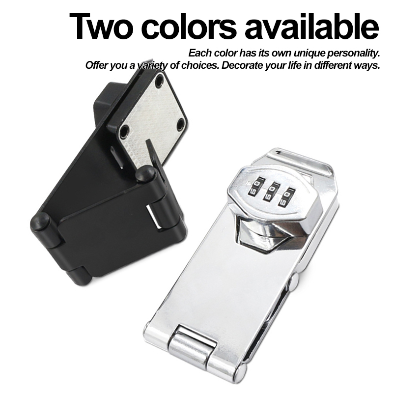 Black/Silver Zinc Alloy 3-digi - Medicine Cabinet Lock incelemesi ve fiyatı