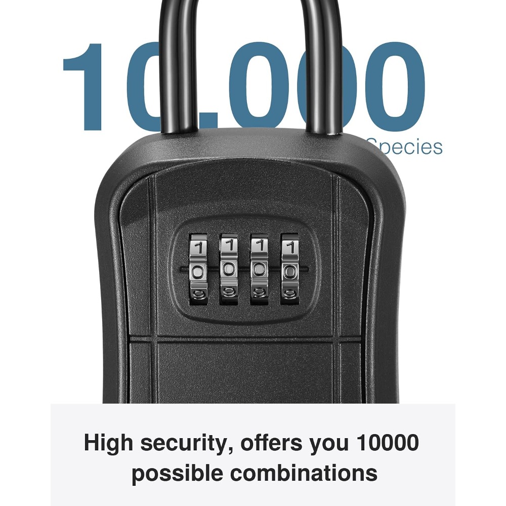 Key Lock Box, Portable Combina - Lockbox Key Secure incelemesi ve fiyatı