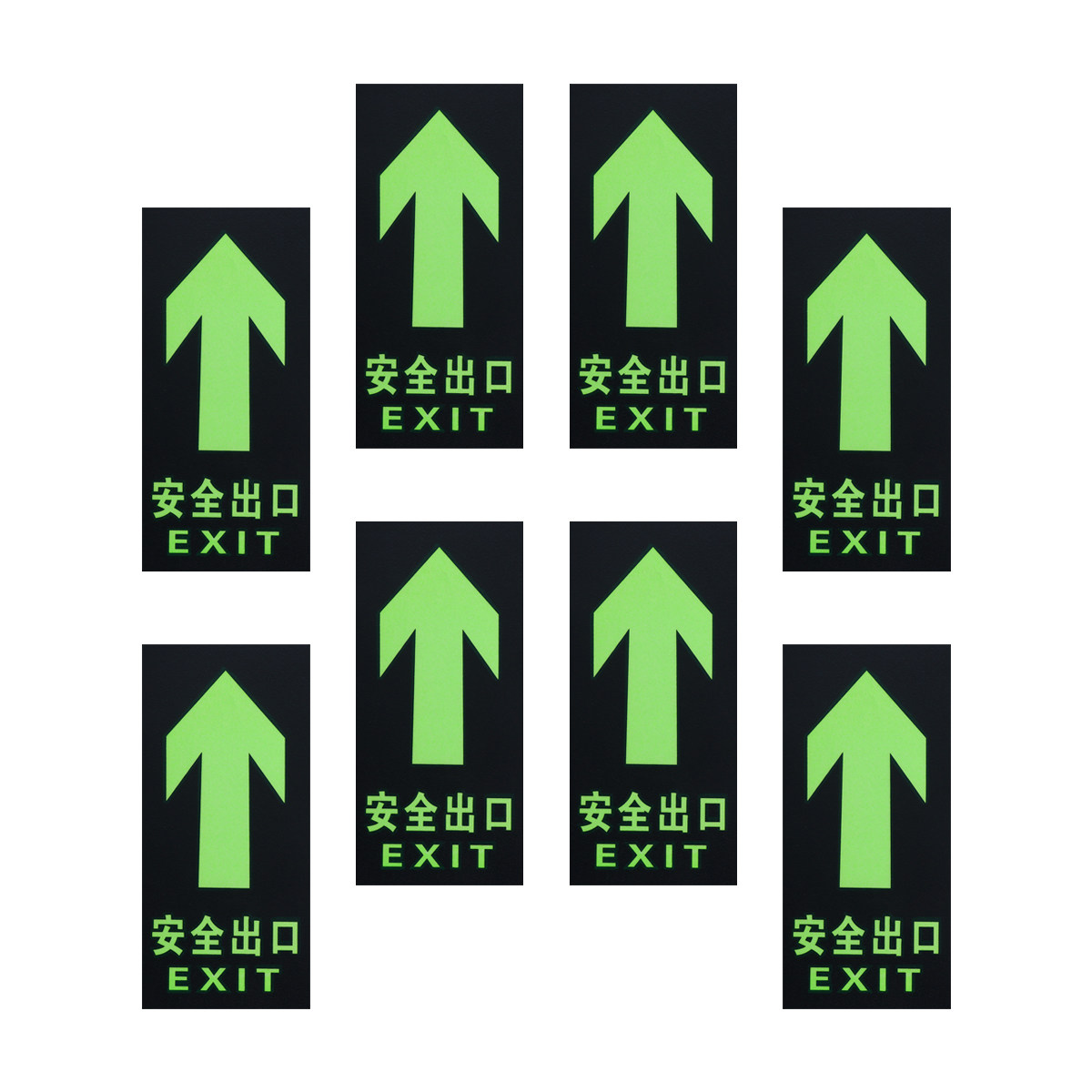 8Pcs Safety Exit Sign Luminous - Emergency Exit Sign incelemesi ve fiyatı