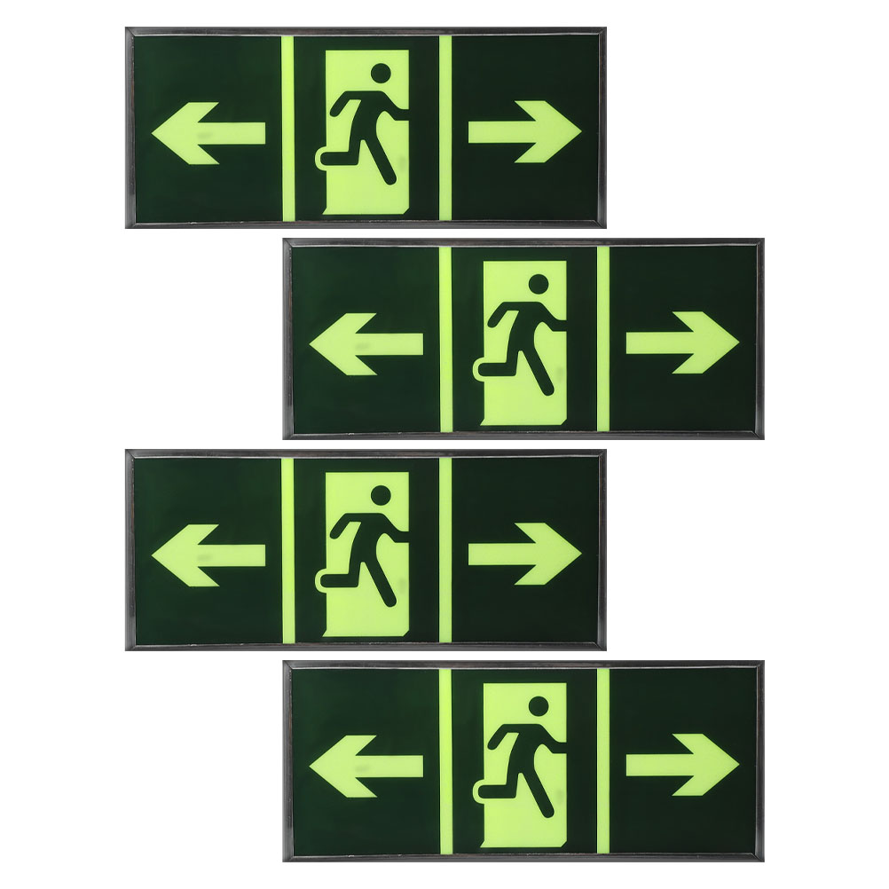 4Pcs Safety Exit Sign Stickers - Emergency Exit Sign incelemesi ve fiyatı
