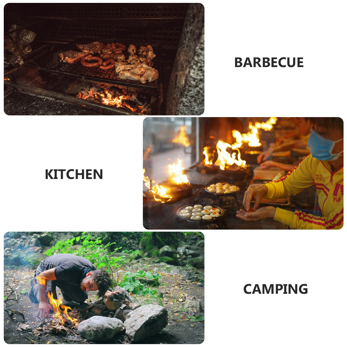 1Pcs Fire Retardant Fabric Fir - Fire Blanket Kitchen incelemesi ve fiyatı