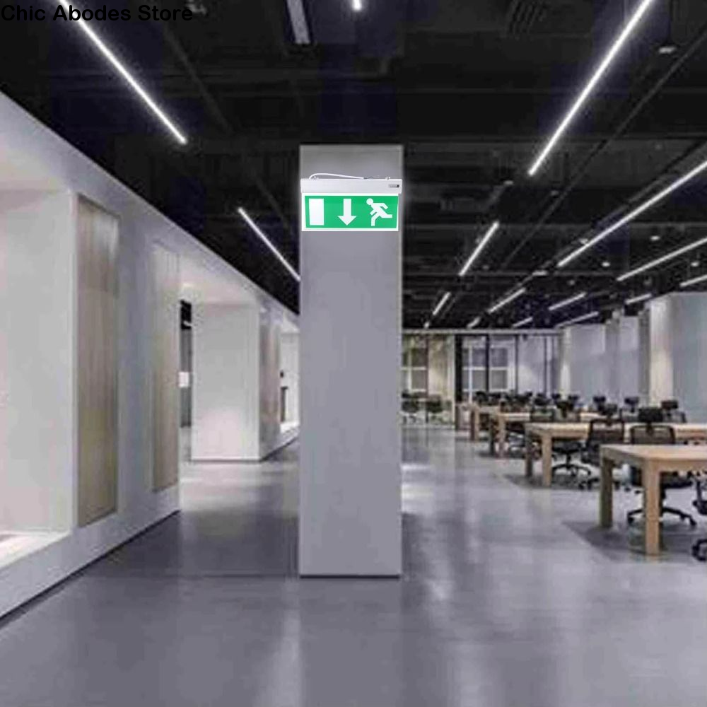 110-240V Commercial LED Emerge - Emergency Exit Sign incelemesi ve fiyatı