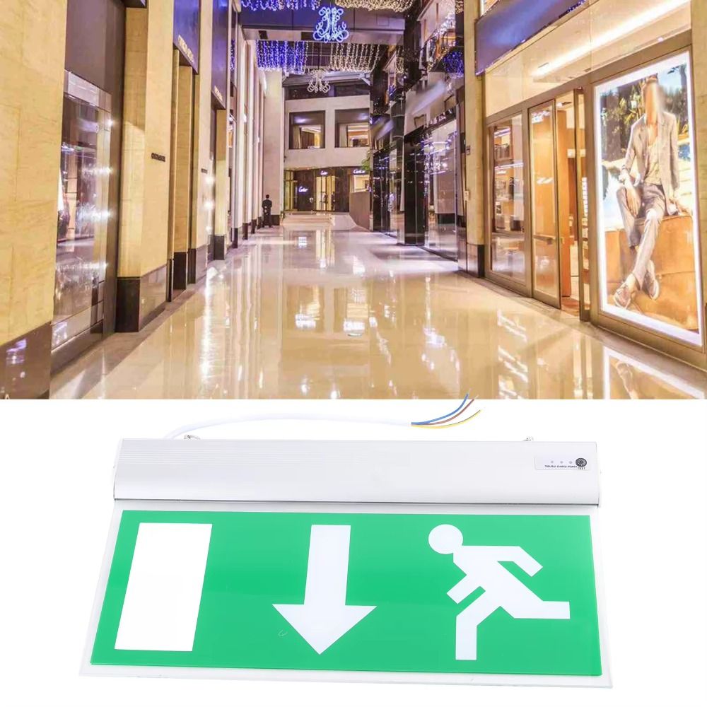 110-240V Commercial LED Emerge - Emergency Exit Sign incelemesi ve fiyatı