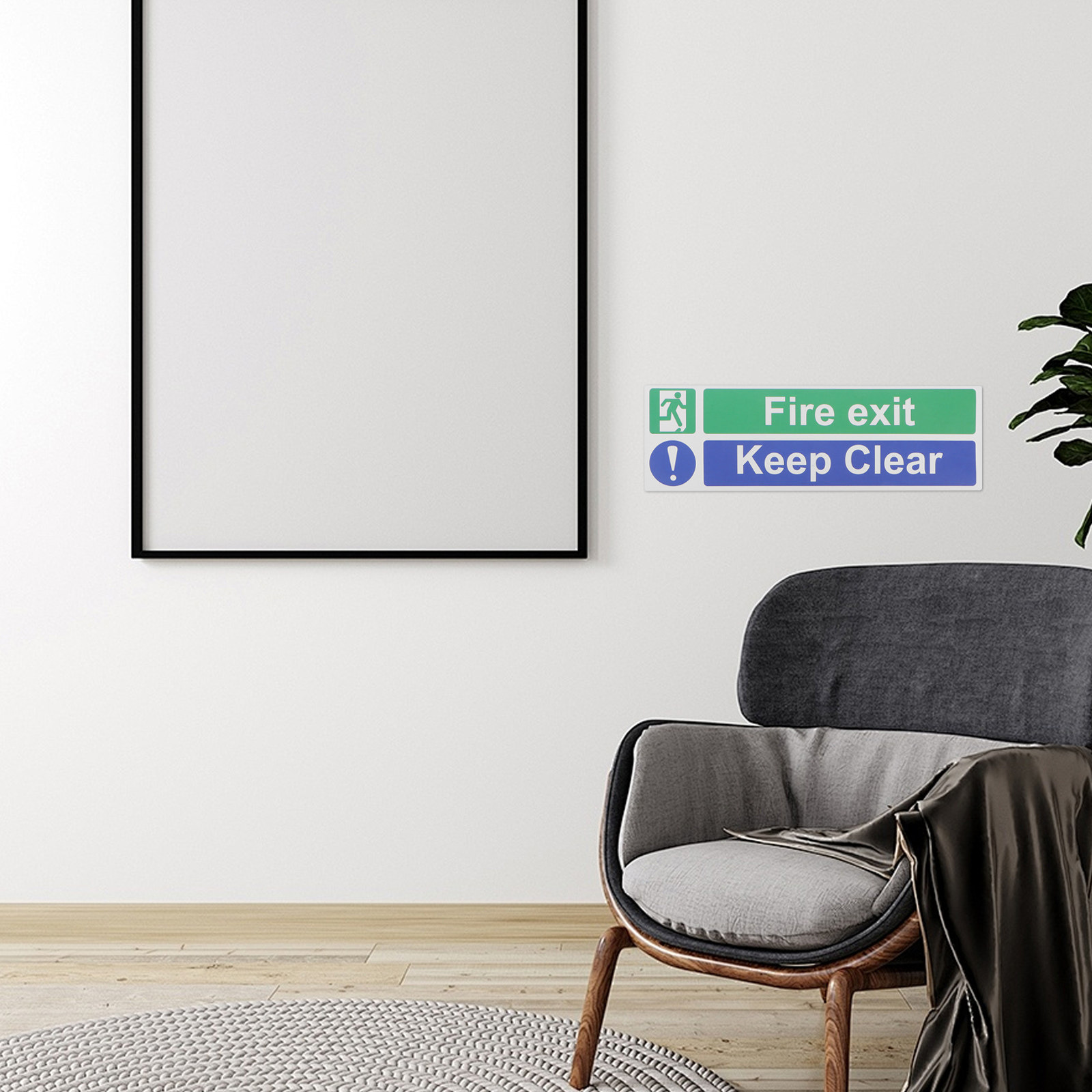 5Pcs Fire Exit Door Sign Keep  - Emergency Exit Sign incelemesi ve fiyatı