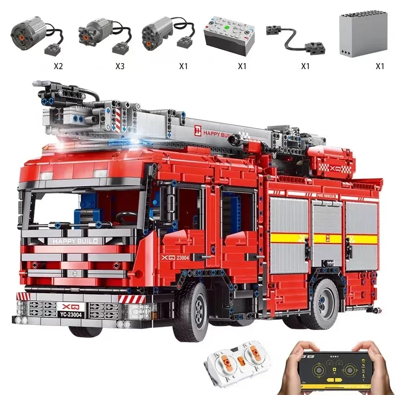 YC-23004 5133Pcs APP Car Model - Fire Escape Ladder incelemesi ve fiyatı