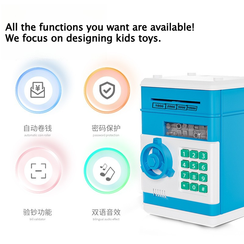 Creative Kids Piggy Bank Autom - Lockbox Key Secure incelemesi ve fiyatı