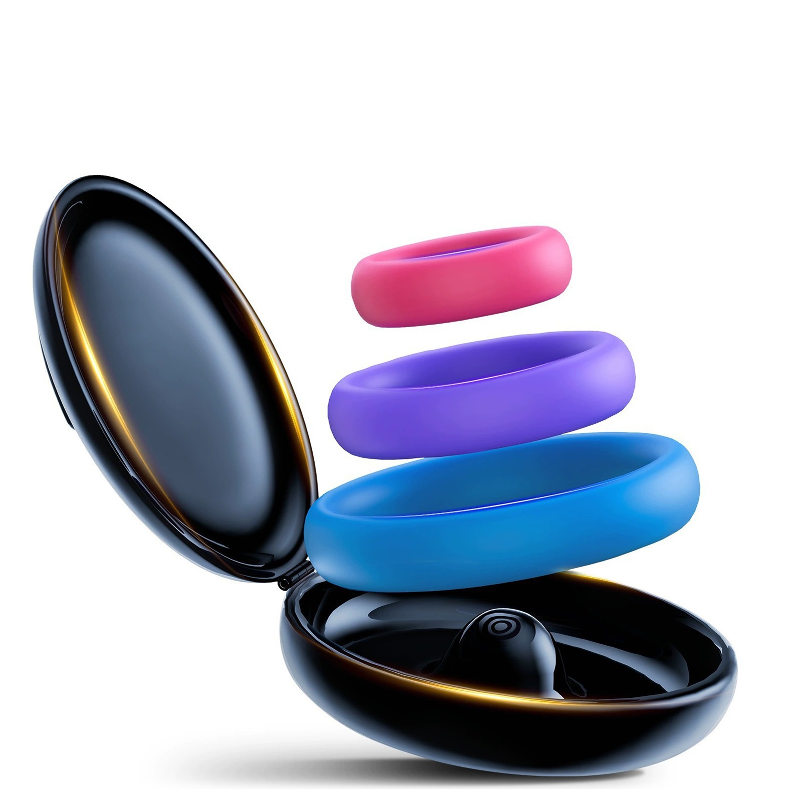 3pcs Silicone Cock Ring With P - Medicine Cabinet Lock incelemesi ve fiyatı
